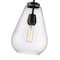 Z-Lite Ayra Pendant, 1-Light, 8 In.W x 11.75 In.H, Matte Black/Clear 488P8-MB - alternate 5